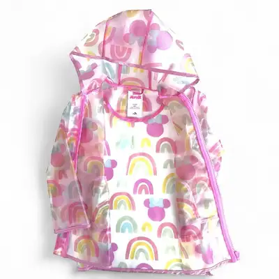 (4T) girls Raincoat [Disney] Pink/Transparent - Minnie Mouse , View more