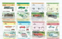 NIUTAO-TUVALU.  Série de 9 timbres-coupons "Vie
