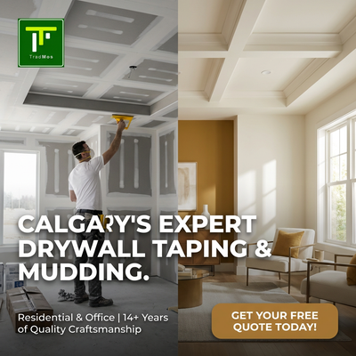 Drywall Boarding & Taping – Calgary & Area Professional drywall installation and taping for basement...