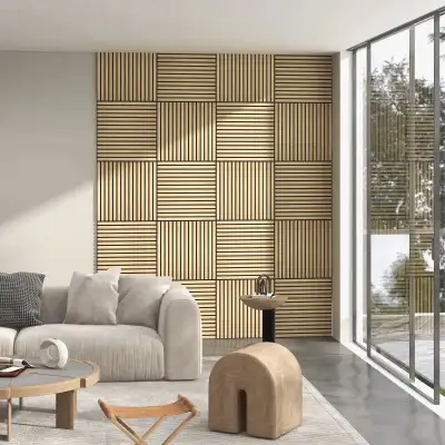 24"x24" Wood Panels for Wall, 4 Pack Acoustic Panels, Sound Abso, View more