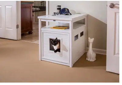 Cat Litter Box Cabinet , View more