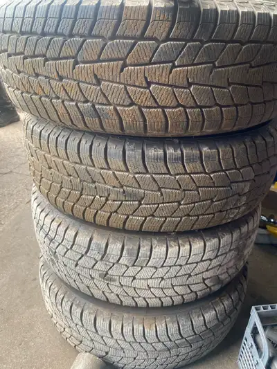 Set of 4 185 65 15 winter tires & steel rims 4x100mm $400 for all out of the door