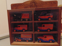 J.M. Schneider Delivery car Set Centennial collection Wooden Dis