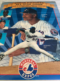 Poster des Expos de Montreal / Felipe Alou All-Star Game 1995
