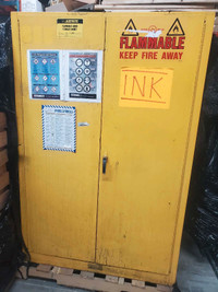 Flammable Liquid Storage Cabinet - Justrite 45 Gal 170 L 2 avail