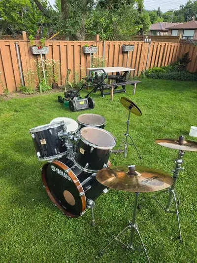 Yamaha Drum Set with Sabian Cymbals, View more