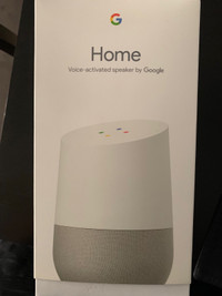 Home , voice activated speaker by google