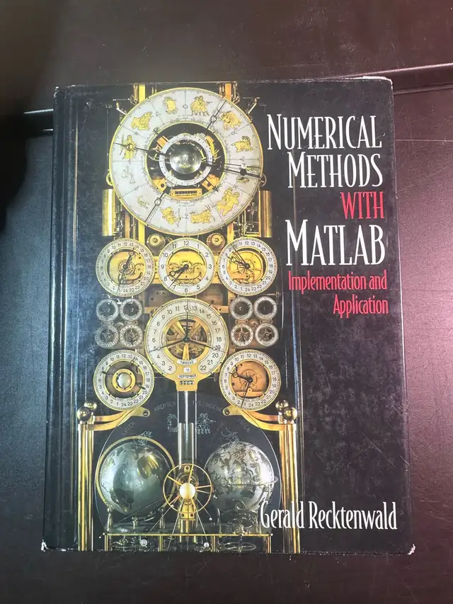 Numerical Methods With Matlab Implementation and Application 465057487803525122