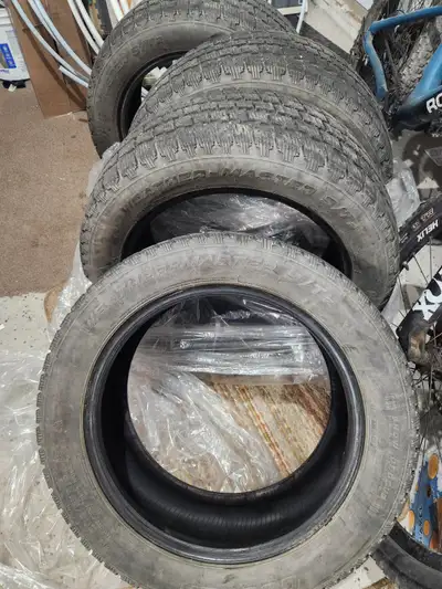 Set of four used tires 5mm tread left No issues