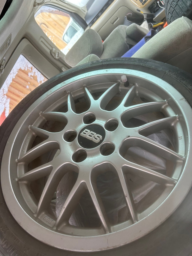 2X JDM BBS RX243 5x114 PAIR in Tires & Rims in St. Catharines - Image 2