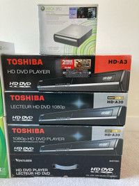 HD DVD HDDVD PLAYERS - TOSHIBA A3/A30 and VENTURER SHD7000