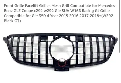 Gloss Black Front Grill Mercedes Benz, View more