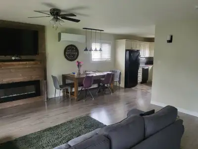 One maybe two bedrooms too rent monthly on upper floor of private residence. Looking for a working a...