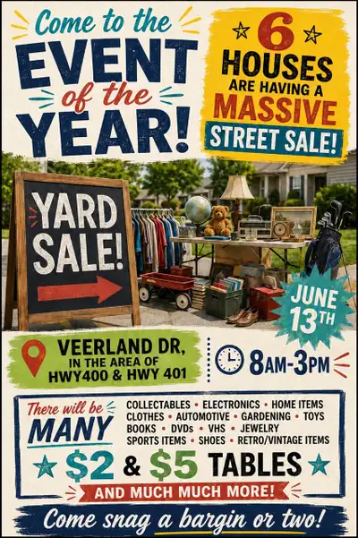 Veerland Dr Street Sale - was a Great Success!, View more