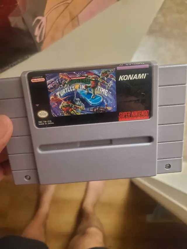 Teenage Mutant Ninja Turtles IV Turtles in time SNES628657125885471210