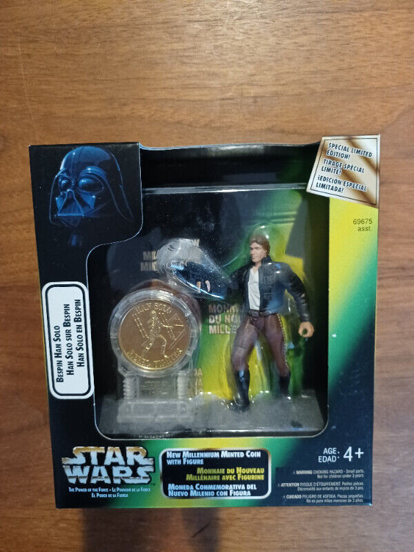 Han Solo Bespin Starwars POTF with Coin collection 1998 MIB in Toys & Games in Oakville / Halton Region