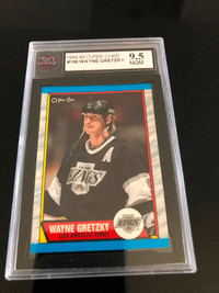 1989 OPC Wayne Gretzky KSA graded 9.5 mint condition hockey card
