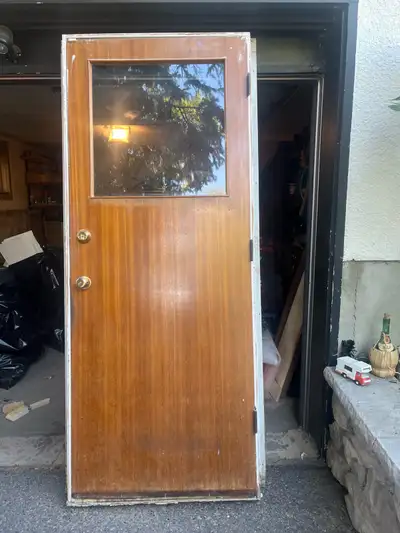 Mid Century Modern Exterior Door with Window, View more