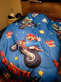 Mario cart bed sheets