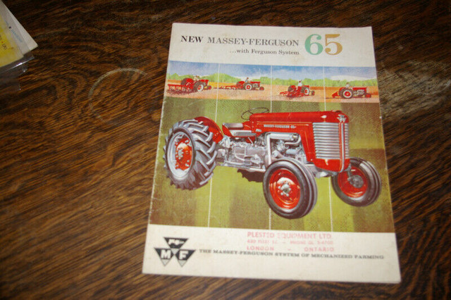 Massey Ferguson 65 Tractor with Ferguson System Sales Brochure in Other in Oakville / Halton Region