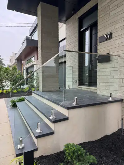 Custom Glass Railings – Modern Design & Installation Toronto GTA, View more