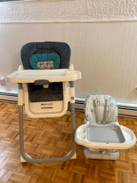 Chaise haute pour bébé Graco et chaise haute  Fisher Price