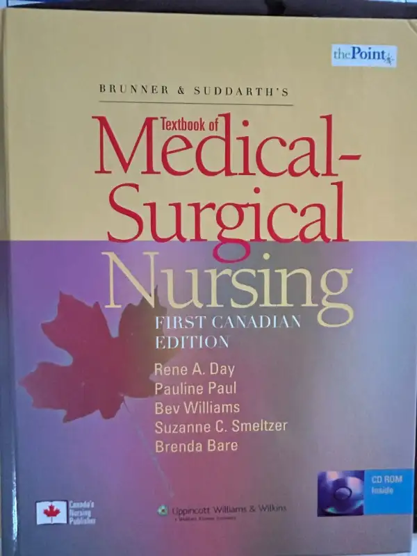 Textbook of Medical-Surgical Nursing, 1st Canadian Edition - $35 in Textbooks in Ottawa - Image 2
