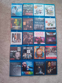 Concert Blue Ray ! Titles ! Various Lot Of 20 ! See Photos