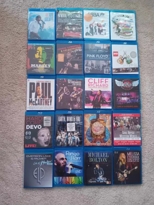 Concert Blue Ray ! Titles ! Various Lot Of 20 ! See Photos in CDs, DVDs & Blu-ray in City of Toronto - Image 2