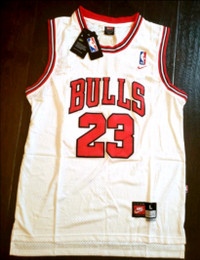 Michael Jordan Chicago Bulls  #23 White Jersey 