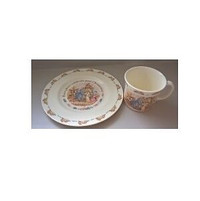 Royal Doulton Bunnykins Christening Nurseryware 2 Piece Set