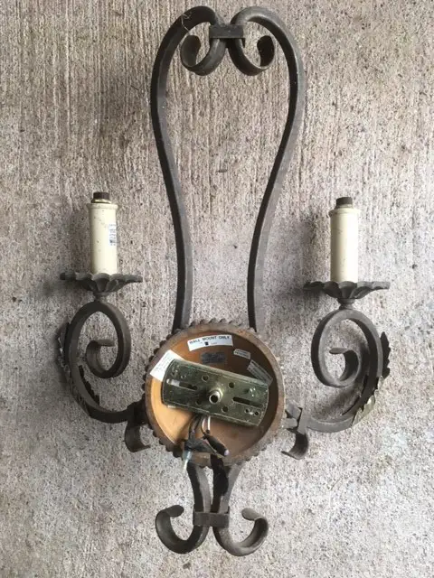 Four Vintage Metal Wall Sconces in Indoor Lighting & Fans in Annapolis Valley - Image 3