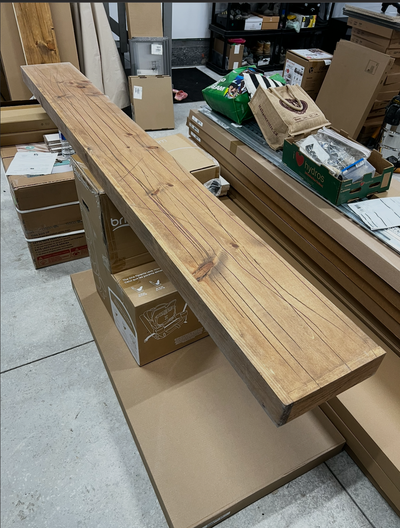 2 Custom Wood Floating Shelves,  86" Wide – Brand New Never Used, View more