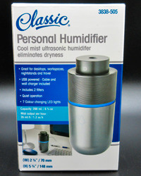 Personal Humidifier 200ml - $20 *NEW*