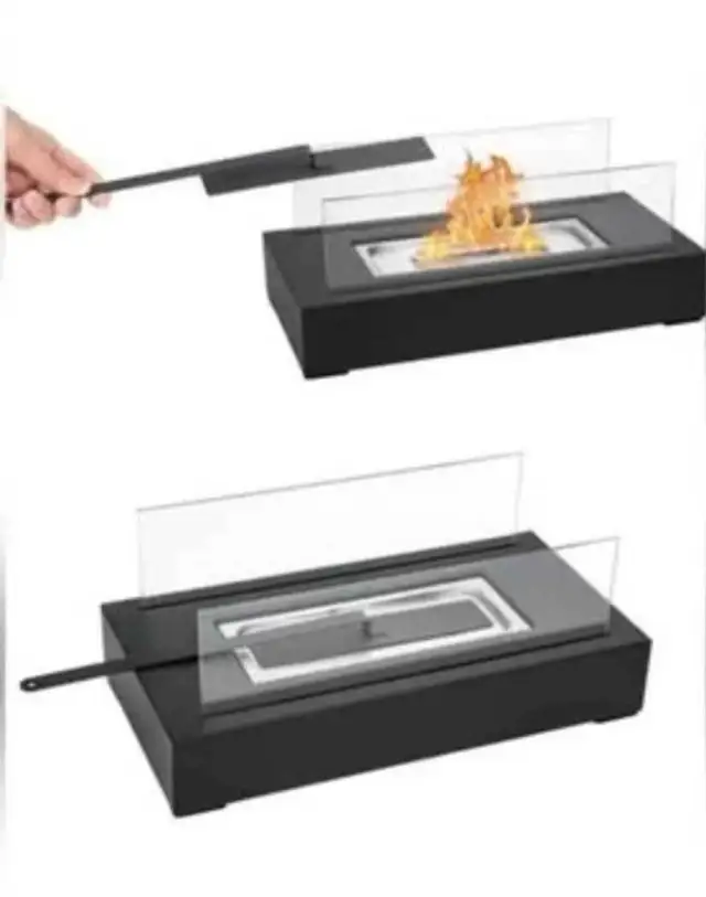 Tabletop Fire Pit Smores Maker Kit Indoor & Outdoor withCharc... in Fireplace & Firewood in Calgary - Image 3