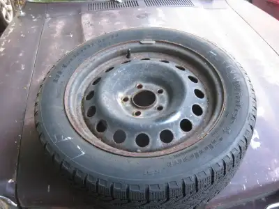 This is a set of 16" winter tires with a ton of tread on them. Mounted on Chevy 16'' rims from a 200...