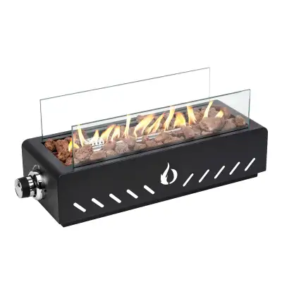 ONLYFIRE OUTDOOR LIVING Tabletop Gas Fire Pit with Lava Rock, View more