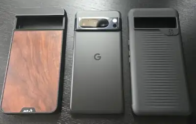 Google Pixel 8 Pro (128GB) Obsidian + Mous Limitless MagSafe Case + ZAGG Case + Tempered Glass Scree...