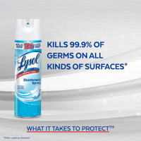 Lysol Disinfectant Spray, 539g (19 oz), large can, Kills 99.9%