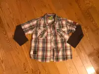 chemise et chandail coton ouaté 6 ans garçon