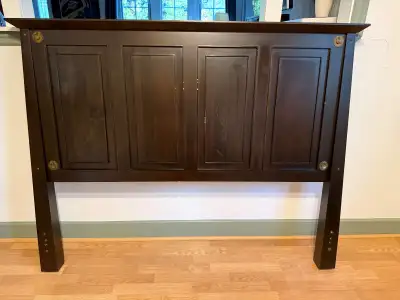 Queen-Size Bed Real Wood Headboard, View more