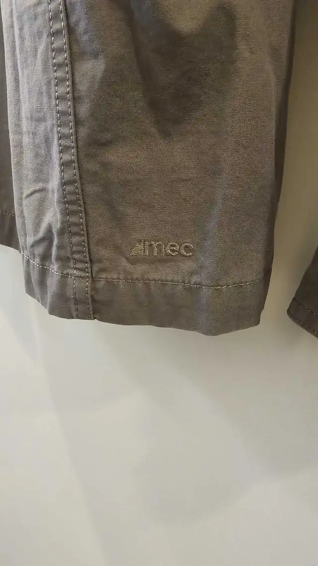 Womans M MEC Organic cotton jacket with hood in Women's - Tops & Outerwear in Edmonton - Image 7