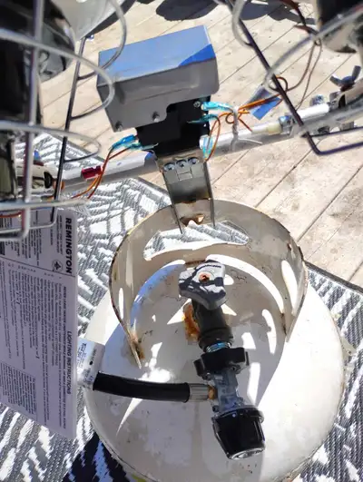 Brand new propane heater attachment, View more