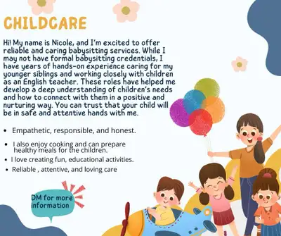 Childcare , View more
