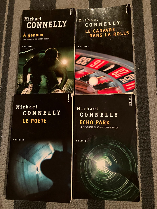 4 livres Michael Connelly    4/12$ dans Ouvrages de fiction  à Ville de Montréal