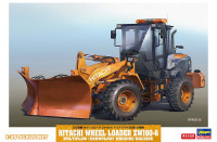 Hasegawa 1/35 Hitachi Wheel Loader ZW100-6 Snowplow Version