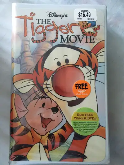 Tigger movie VHS, sealed , View more
