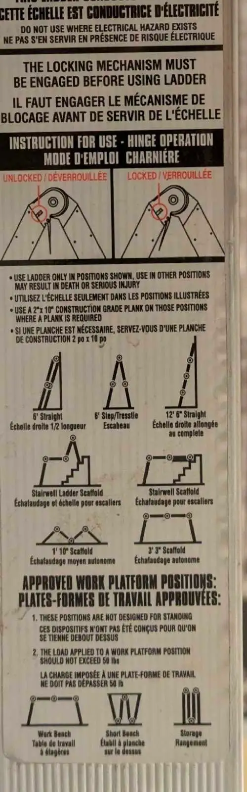 Articulating Aluminum Ladder in Ladders & Scaffolding in Oakville / Halton Region - Image 5