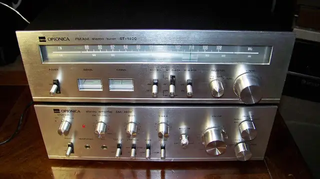 Optonica SM-1400 int amp, tuner SOLD, CONSIDERING TRADES in Stereo Systems & Home Theatre in Gatineau - Image 2