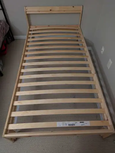 IKEA Wooden Bed frame with Slatted base, View more